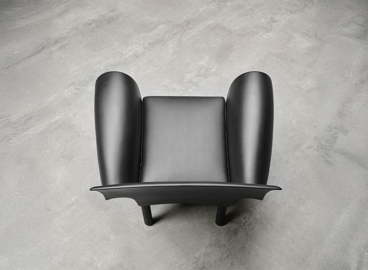 B B Italia Metropolitan Swivel Lounge Chair-Lime Green Circa